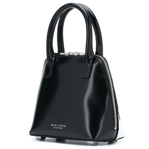 Black leather Alice + Olivia full size Jackie EUC